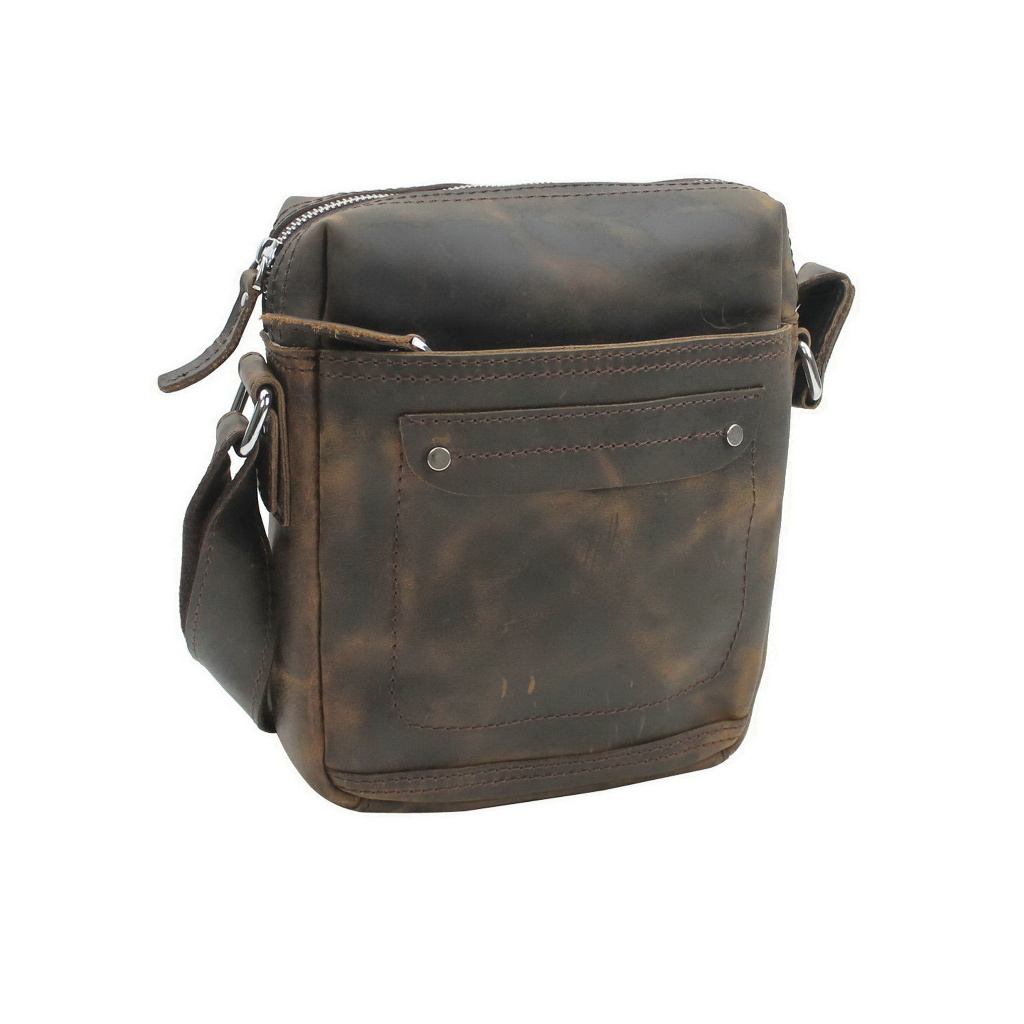 Full Grain Leather Shoulder Bag L76db